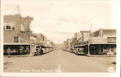 Street Scene - Puyallup, Wash. Washington Ellis Postcard Postcard Postcard