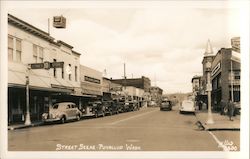 Street Scene Puyallup, WA Ellis Postcard Postcard Postcard