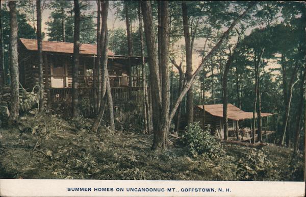 Summer Homes on Uncanoonuc Mt. Goffstown New Hampshire