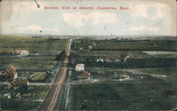 Birdseye View of Country Jamestown Kansas