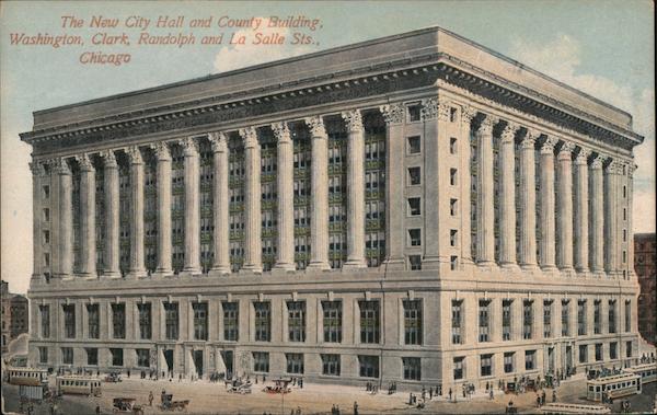 The New City Hall and County Bilding Chicago Illinois