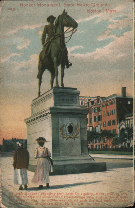 Hooker Monument, State House Grounds Boston Massachusetts