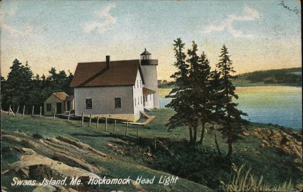 Hockomock Head Light Swans Island Maine