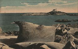 Anvil Rock & Nubble Light Postcard