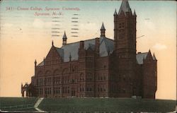 Crouse College, Syracuse University Postcard