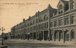 looking West on 9th Avenue Postcard