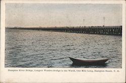 Hampton River Bridge Hampton Beach, NH Postcard Postcard Postcard