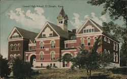 Central High School Postcard