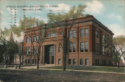 Science Building at Kansas State Normal Postcard