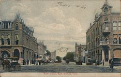 View of East Ninth Avenue in Winfield Postcard