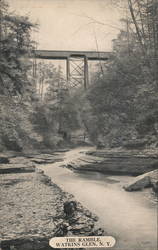 The Ramble Watkins Glen, NY Postcard Postcard Postcard