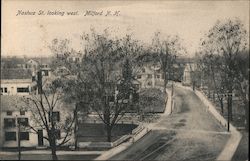 Nashua St. looking west Milford, NH Postcard Postcard Postcard