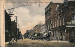 East Markham Street, Looking West from Sherman Street Postcard