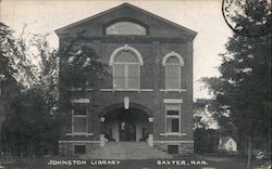 Johnston Library Baxter Springs, KS Postcard Postcard Postcard