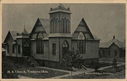 M.E. Church Tonkawa, OK Postcard Postcard Postcard