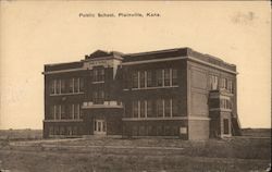 Public School Plainville, KS Postcard Postcard Postcard