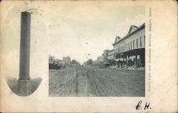 Stand Pipe and Business Section Postcard
