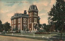 Washington High School Denison, TX Postcard Postcard Postcard