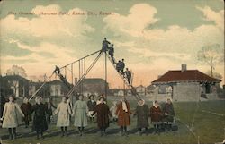 Play Grounds, Shawnee Park Postcard