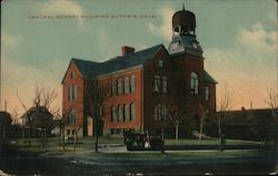 Central School Building Postcard