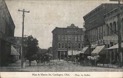 Main & Marion Sts. Postcard