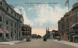 North Seventh Street Kansas City, KS Postcard Postcard Postcard