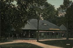 Restaurant at Forest Park Springfield, MA Postcard Postcard Postcard