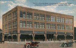 E.A. Brandes Block, Odd Fellows Building Hastings, NE Postcard Postcard Postcard