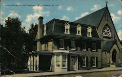 Episcopal Church and Rectory Postcard