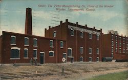 The Victor Manufacturing Co. Home of the Wonder Washer Leavenworth, KS Postcard Postcard Postcard