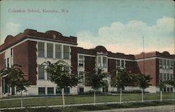 Columbus School Postcard