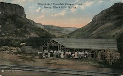 Glendoris Spearfish Canyon Hotel Savoy, SD Postcard Postcard Postcard