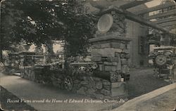 Recent View around the Home of Edward Dickerson Postcard