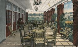 The Roof Garden, Royal Hotel Postcard