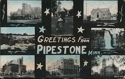 Scenic Views Pipestone, MN Postcard Postcard Postcard