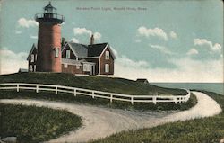 Nobska Point Light Woods Hole, MA Postcard Postcard Postcard