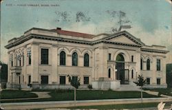 Public Library Postcard