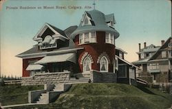 Private Residence on Mount Royal Postcard