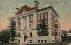 John Bell Scott Memorial Building, Wesleyan College Postcard