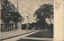 Main Street Looking South Danbury, CT Postcard Postcard Postcard