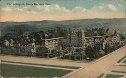 Looking Toward the Arlington Santa Barbara, CA Postcard Postcard Postcard