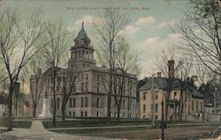 Ionia County Court House and Jail Michigan Postcard Postcard Postcard