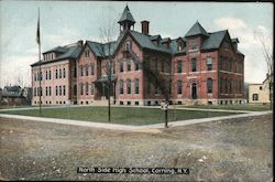 North Side High School Corning, NY Postcard Postcard Postcard