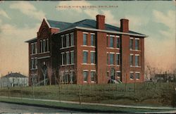 Lincoln High School, Enid, Okla. Postcard