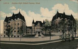 Stadium High School Postcard