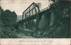 Bridge in Niles Canyon Postcard