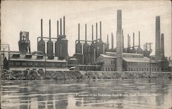 Panorama of the Bethlehem Steel Works Postcard