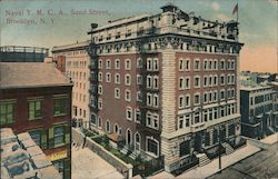 Naval YMCA Sand Street Postcard