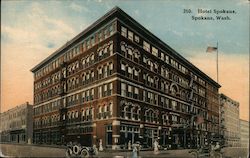 Hotel Spokane Postcard