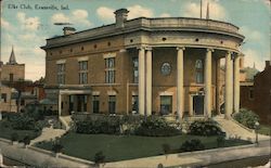 Elks Club Evansville, IN Postcard Postcard Postcard